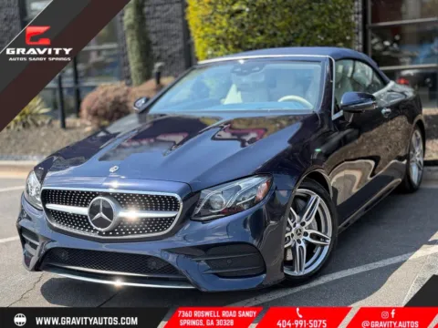 Blue 2018 Mercedes-Benz E-Class E 400 for sale in Sandy Springs, GA