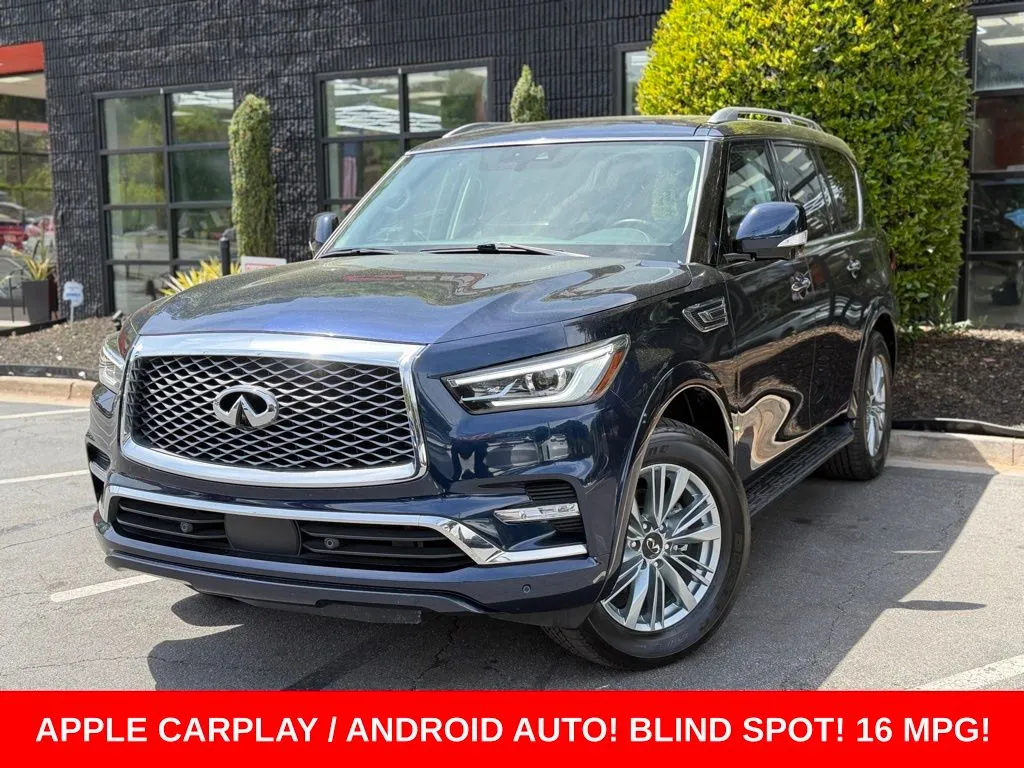 Blue 2024 INFINITI QX80 LUXE for sale in Sandy Springs, GA