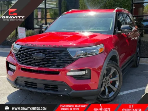Red 2020 Ford Explorer Platinum for sale in Sandy Springs, GA
