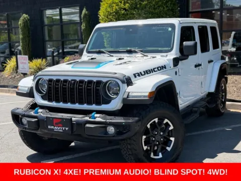 White 2024 Jeep Wrangler Rubicon X 4xe for sale in Sandy Springs, GA