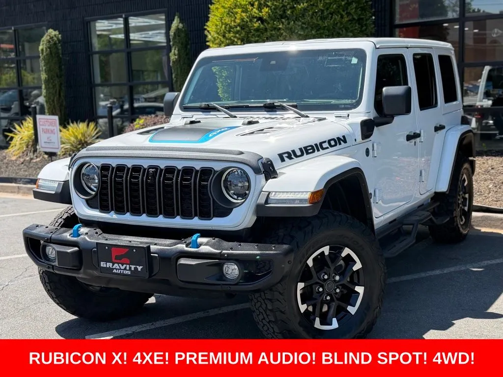 White 2024 Jeep Wrangler Rubicon X 4xe for sale in Sandy Springs, GA