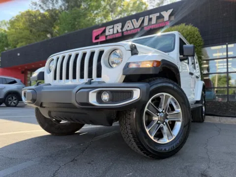 Photos of 2022 Jeep Wrangler Unlimited Sahara for sale in Sandy Springs, GA at Gravity Autos Sandy Springs