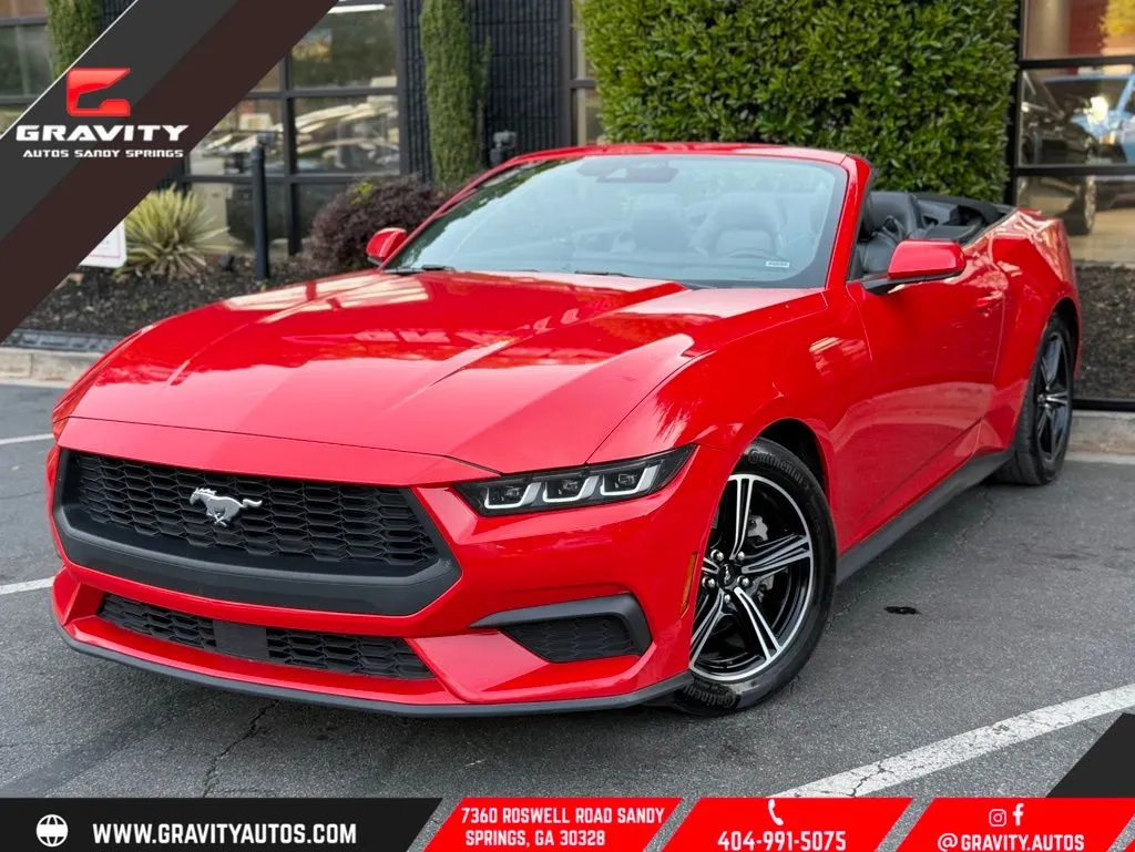 Red 2024 Ford Mustang EcoBoost Premium for sale in Sandy Springs, GA