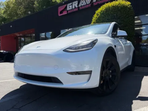 Photos of 2021 Tesla Model Y Long Range for sale in Sandy Springs, GA at Gravity Autos Sandy Springs