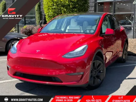 Red 2021 Tesla Model Y Long Range for sale in Sandy Springs, GA
