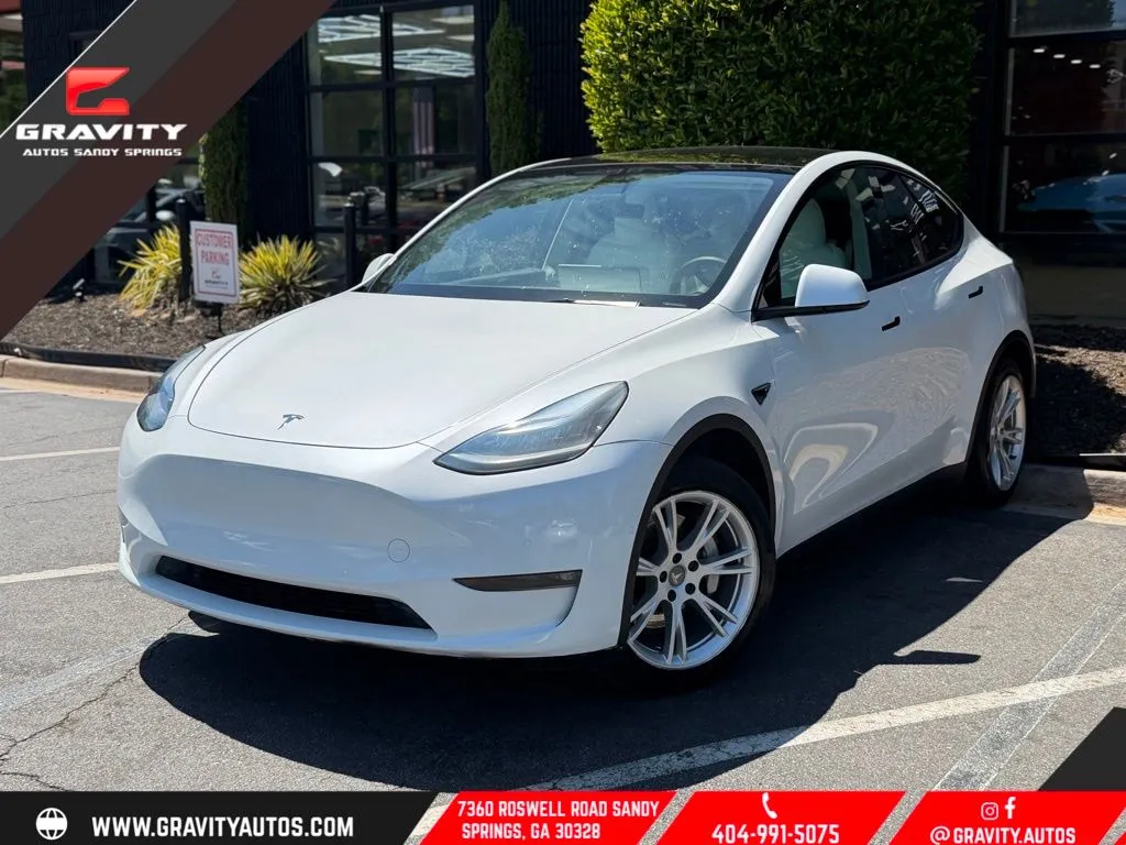 White 2021 Tesla Model Y Long Range for sale in Sandy Springs, GA