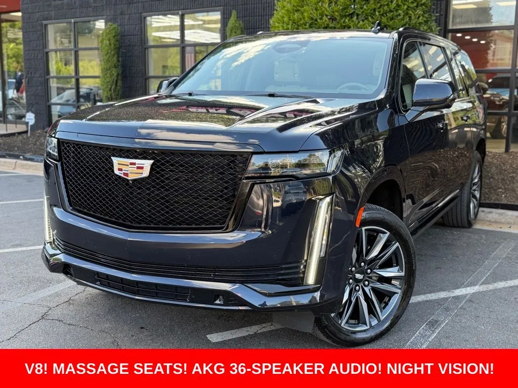 Blue 2021 Cadillac Escalade ESV Sport Platinum for sale in Sandy Springs, GA