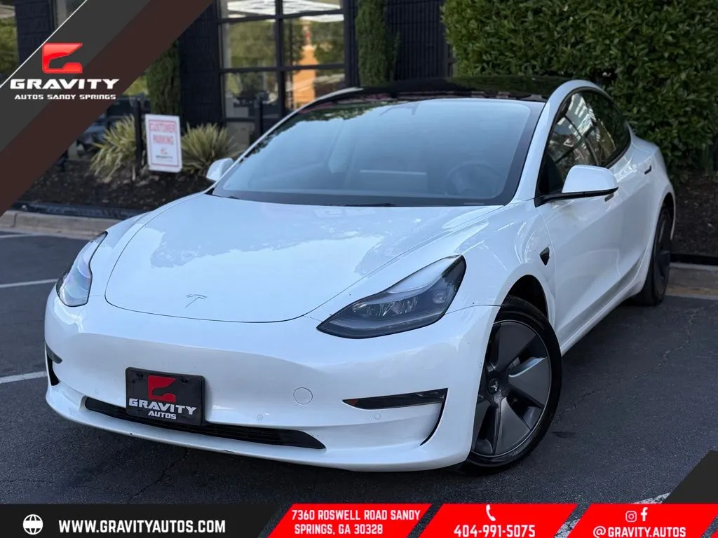 White 2021 Tesla Model 3 Standard Range Plus for sale in Sandy Springs, GA
