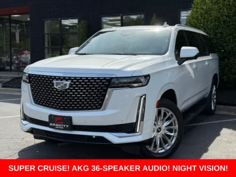 White 2023 Cadillac Escalade ESV Premium for sale in Sandy Springs, GA