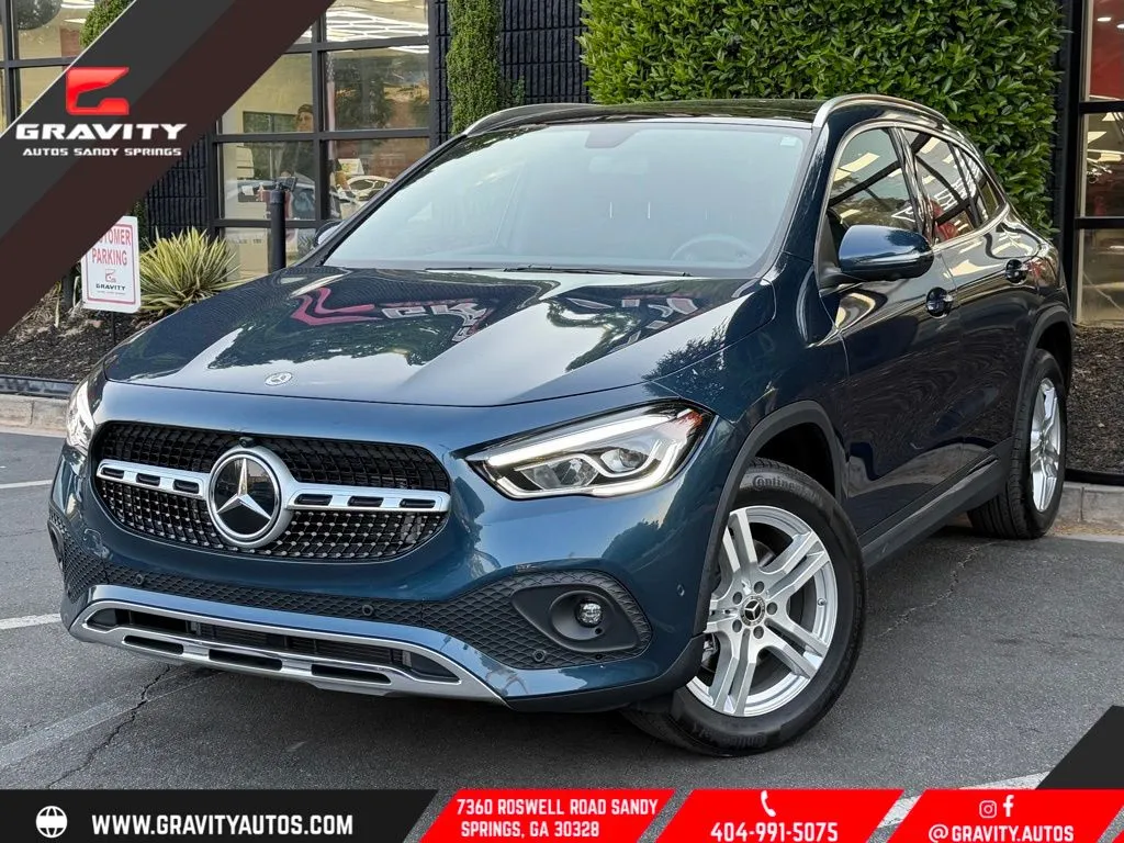 Blue 2022 Mercedes-Benz GLA 250 for sale in Sandy Springs, GA