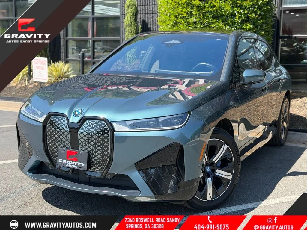 Blue 2023 BMW iX xDrive50 for sale in Sandy Springs, GA