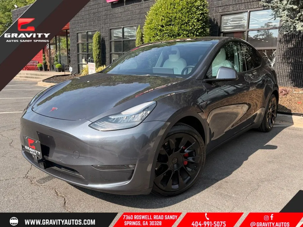 Blue 2021 Tesla Model Y Long Range for sale in Sandy Springs, GA