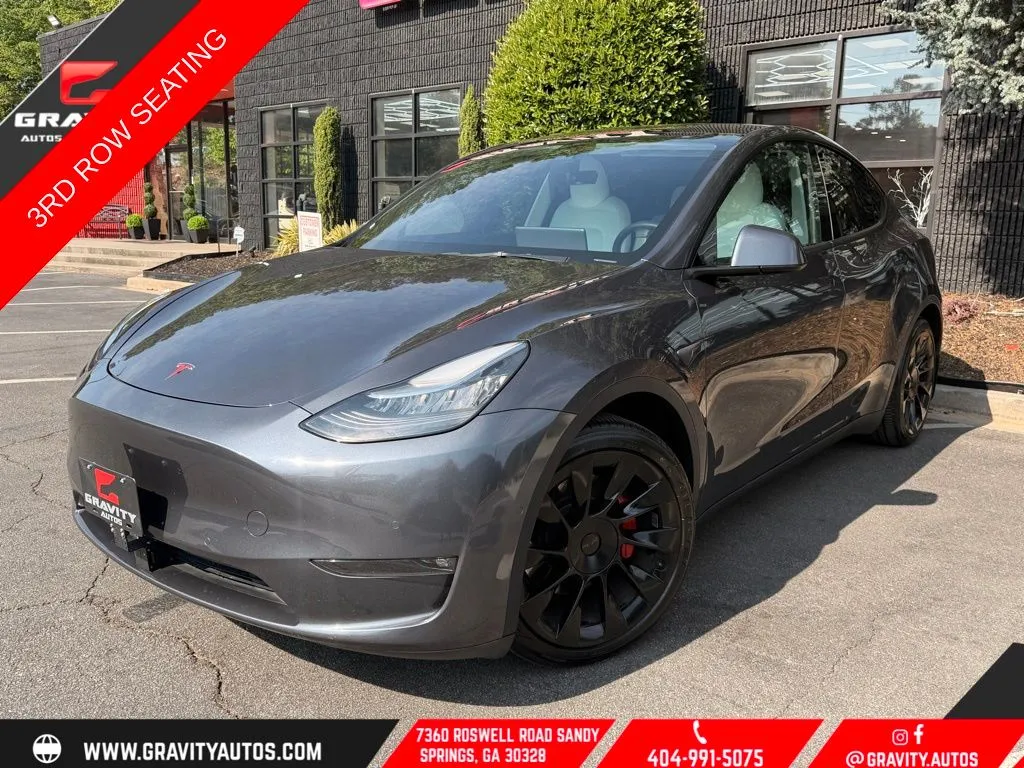 Blue 2021 Tesla Model Y Long Range for sale in Sandy Springs, GA