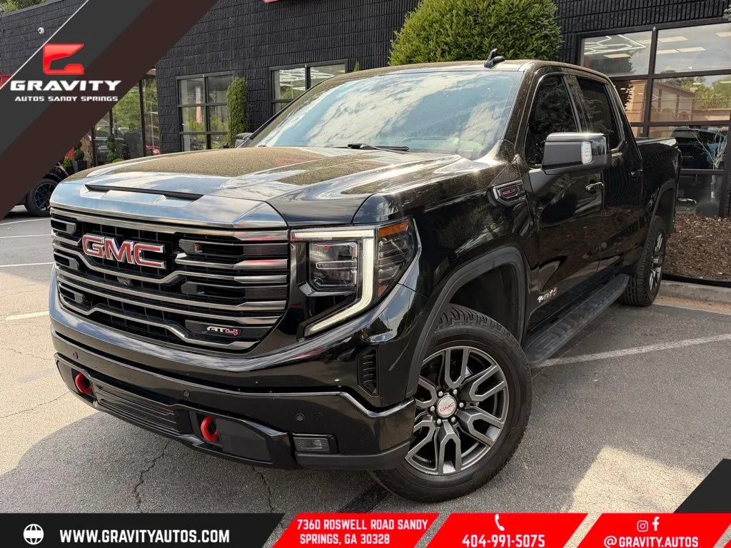 Black 2022 GMC Sierra 1500 AT4 for sale in Sandy Springs, GA