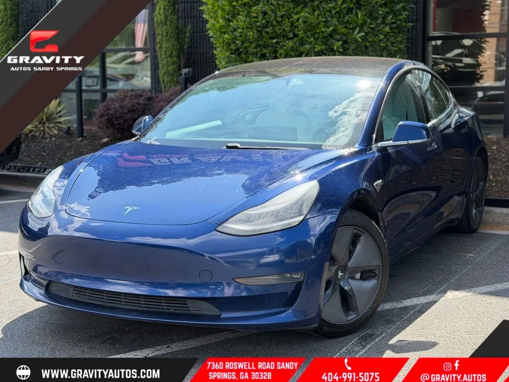 Blue 2018 Tesla Model 3 Long Range for sale in Sandy Springs, GA
