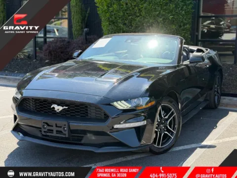 Black 2023 Ford Mustang EcoBoost Premium for sale in Sandy Springs, GA
