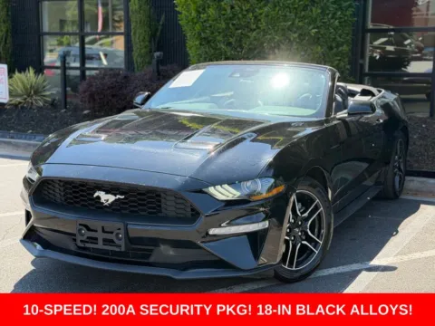 Black 2023 Ford Mustang EcoBoost Premium for sale in Sandy Springs, GA