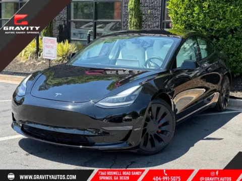 Black 2022 Tesla Model 3 Performance for sale in Sandy Springs, GA