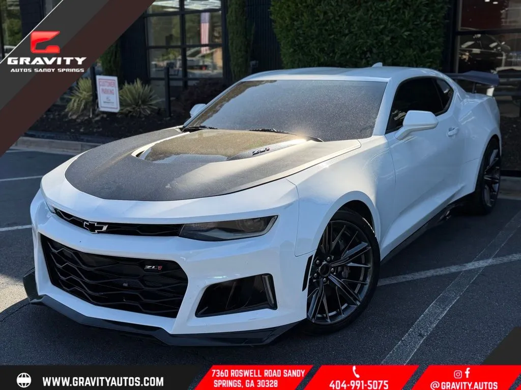 White 2019 Chevrolet Camaro ZL1 for sale in Sandy Springs, GA