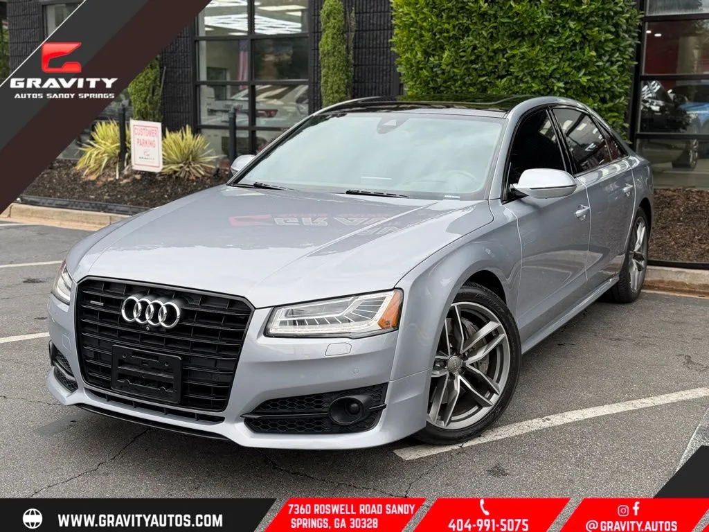 Silver 2017 Audi A8 L 3.0T for sale in Sandy Springs, GA