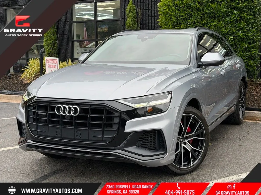 Silver 2019 Audi Q8 3.0T Premium Plus for sale in Sandy Springs, GA