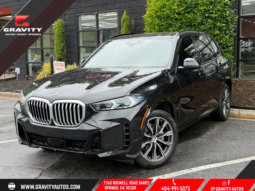 Black 2024 BMW X5 xDrive40i for sale in Sandy Springs, GA