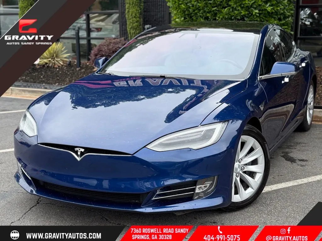 Blue 2020 Tesla Model S Long Range Plus for sale in Sandy Springs, GA