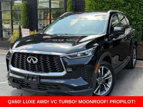 Black 2025 INFINITI QX60 LUXE for sale in Sandy Springs, GA