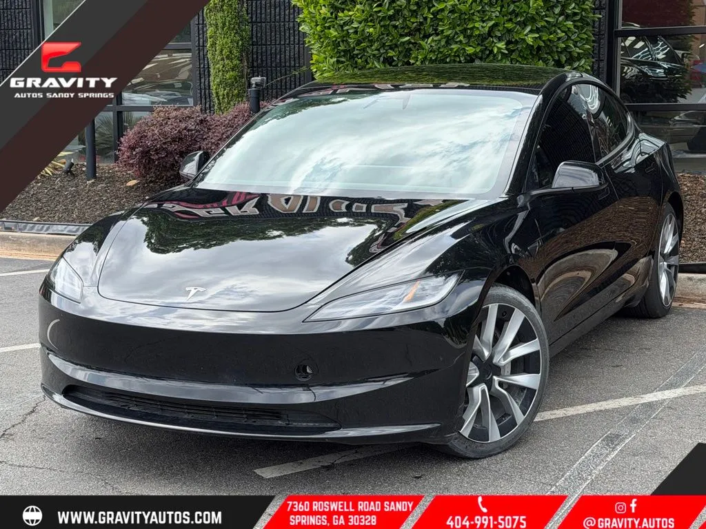 Black 2025 Tesla Model 3 Long Range for sale in Sandy Springs, GA