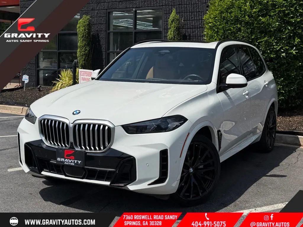 White 2024 BMW X5 xDrive40i for sale in Sandy Springs, GA