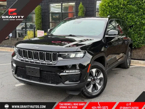 Black 2022 Jeep Grand Cherokee 4xe for sale in Sandy Springs, GA