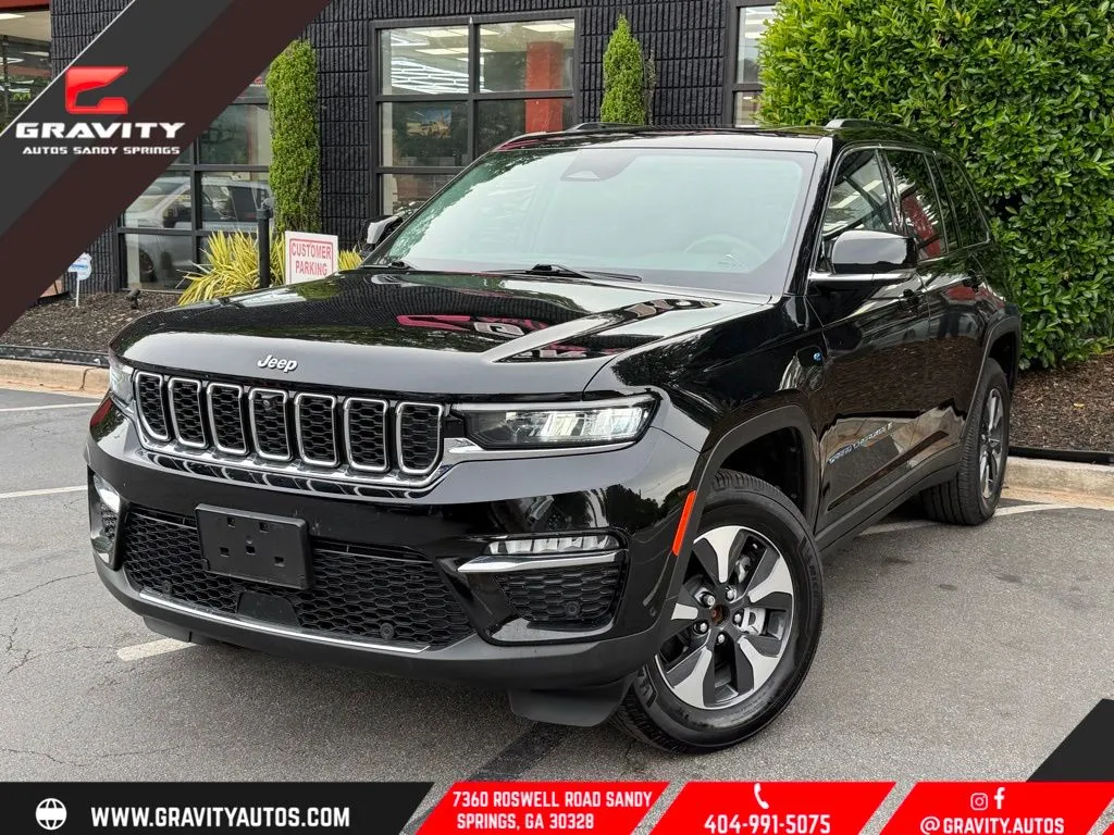 Black 2022 Jeep Grand Cherokee 4xe for sale in Sandy Springs, GA
