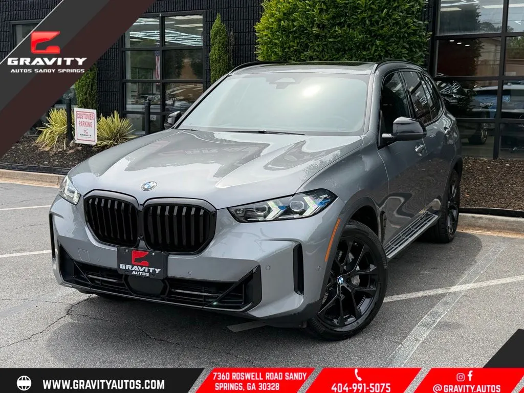 Gray 2025 BMW X5 xDrive40i for sale in Sandy Springs, GA