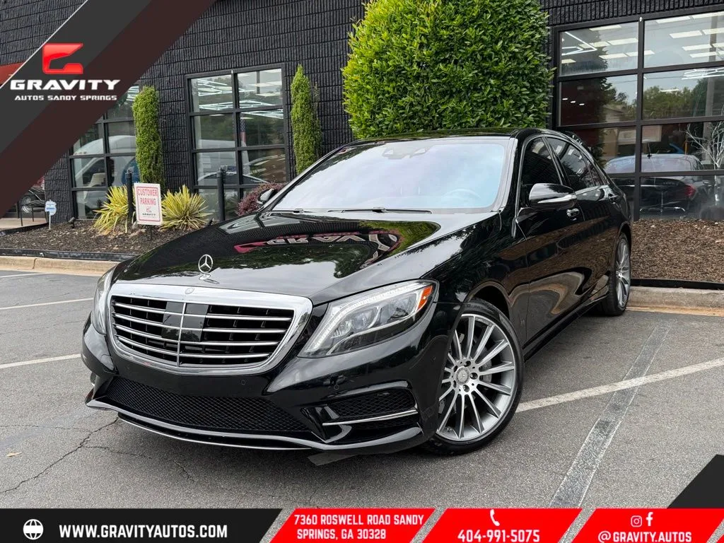 Black 2016 Mercedes-Benz S-Class S 550 for sale in Sandy Springs, GA