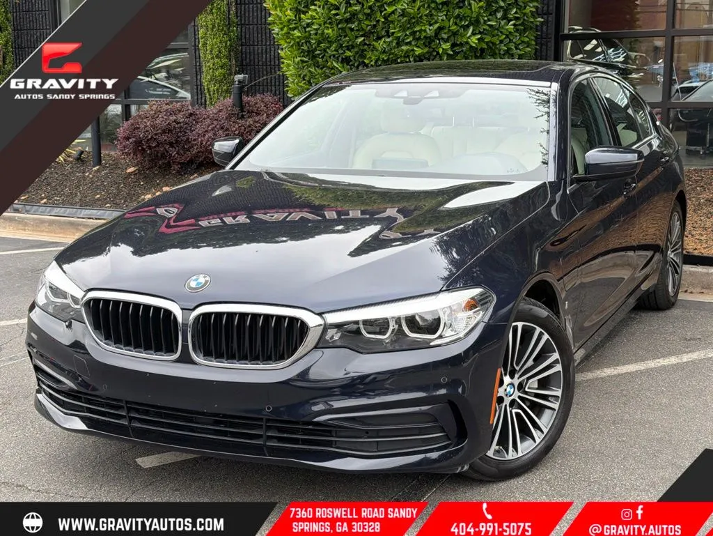 Blue 2019 BMW 5 Series 530e iPerformance for sale in Sandy Springs, GA