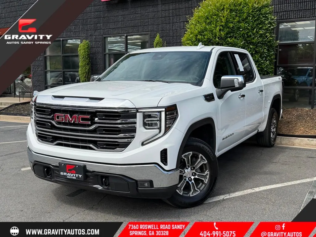 White 2025 GMC Sierra 1500 SLT for sale in Sandy Springs, GA