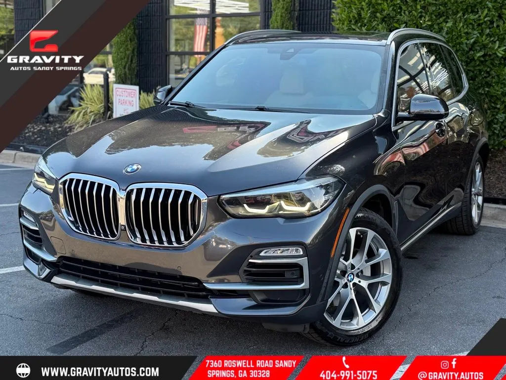 Gray 2021 BMW X5 xDrive40i for sale in Sandy Springs, GA