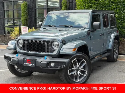 Gray 2024 Jeep Wrangler Sport S 4xe for sale in Sandy Springs, GA