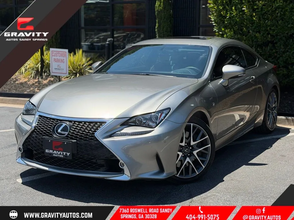 Silver 2015 Lexus RC 350 for sale in Sandy Springs, GA
