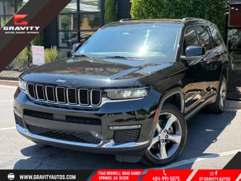 Black 2022 Jeep Grand Cherokee L Limited for sale in Sandy Springs, GA
