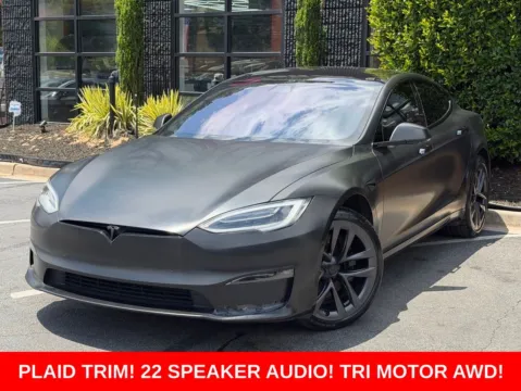 Black 2021 Tesla Model S Plaid for sale in Sandy Springs, GA