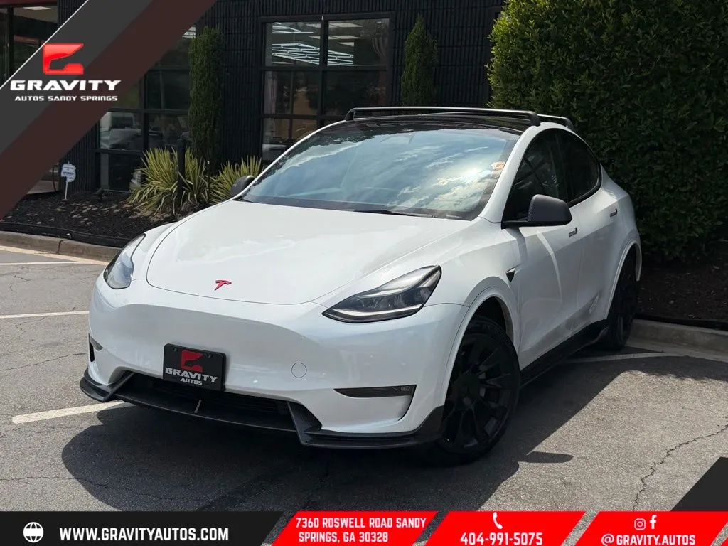 White 2023 Tesla Model Y Long Range for sale in Sandy Springs, GA