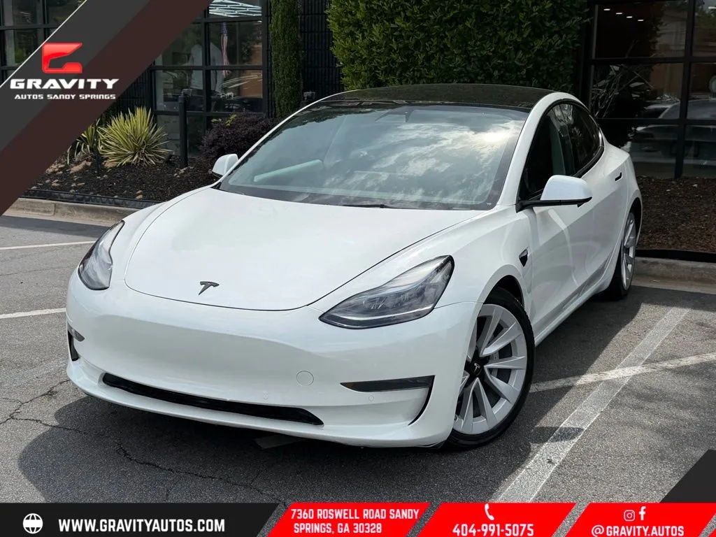 White 2022 Tesla Model 3 Long Range for sale in Sandy Springs, GA