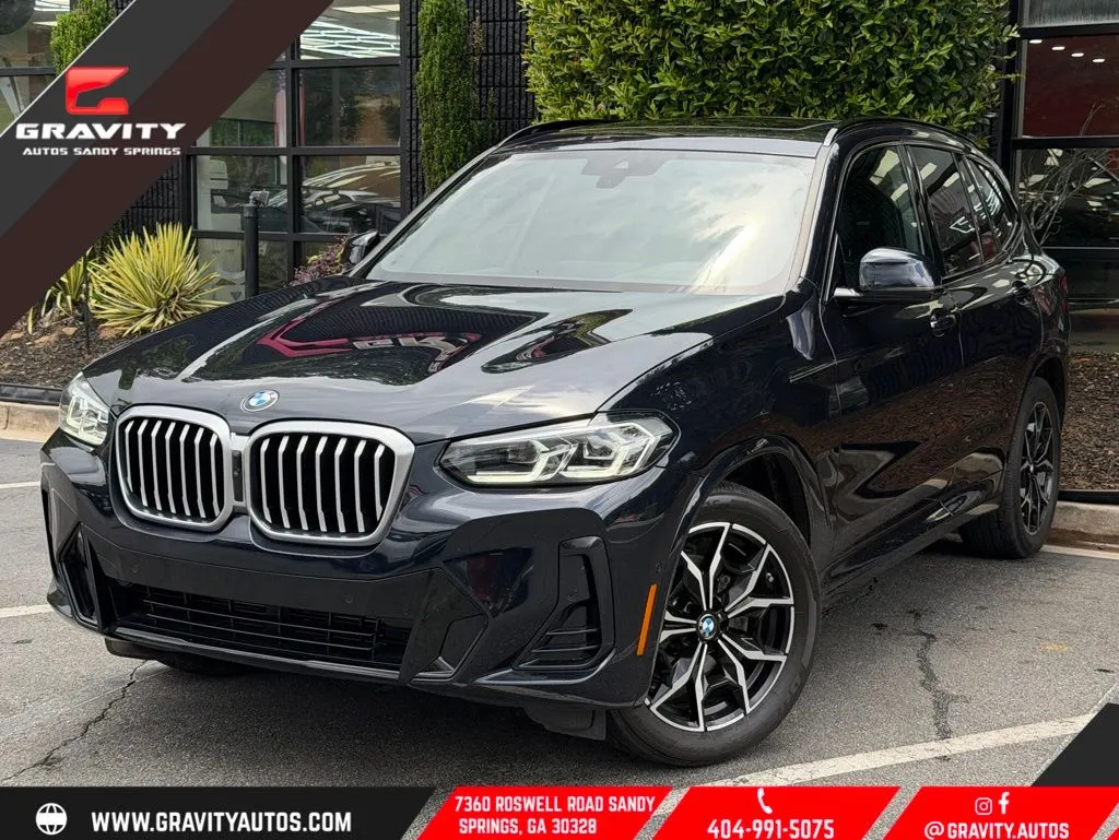 Black 2023 BMW X3 sDrive30i for sale in Sandy Springs, GA