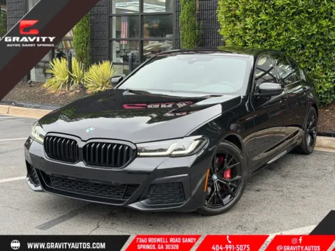 Black 2022 BMW 5 Series 530i for sale in Sandy Springs, GA