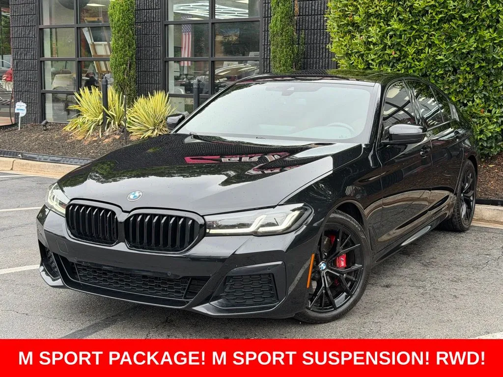 Black 2022 BMW 5 Series 530i for sale in Sandy Springs, GA