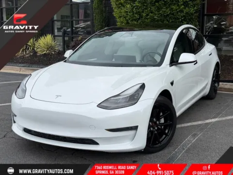 White 2022 Tesla Model 3 Long Range for sale in Sandy Springs, GA