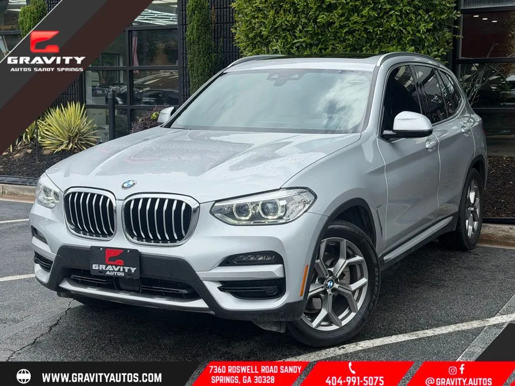 Silver 2020 BMW X3 sDrive30i for sale in Sandy Springs, GA