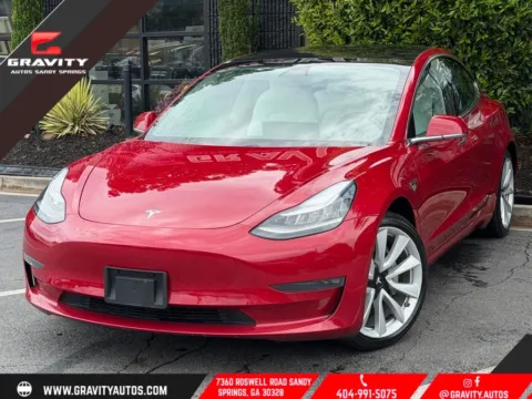 Red 2019 Tesla Model 3 Long Range for sale in Sandy Springs, GA