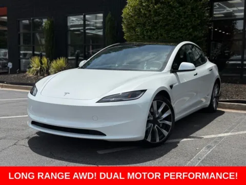 White 2025 Tesla Model 3 Long Range for sale in Sandy Springs, GA